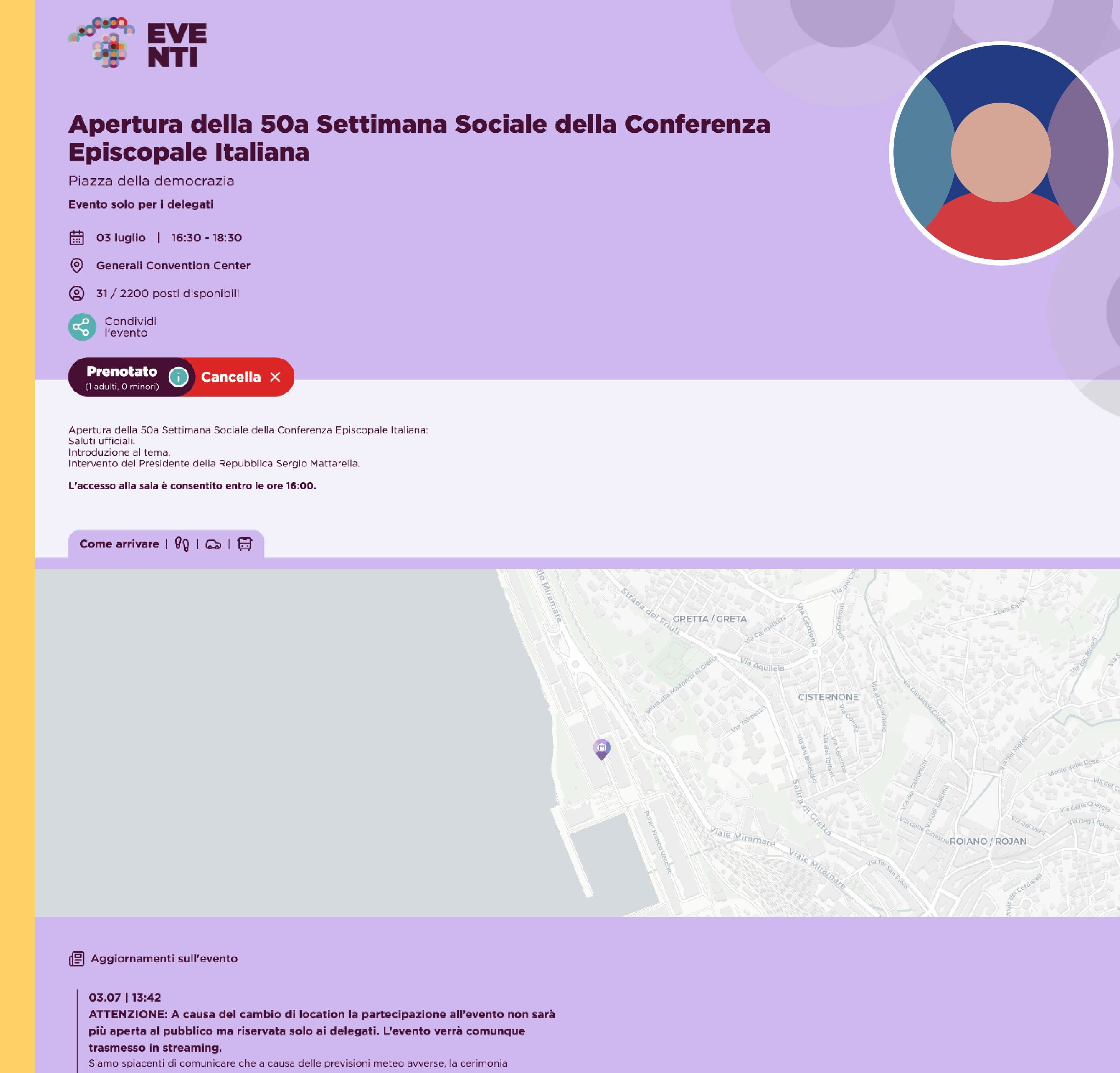 Eventi 1 - Web App | Settimane Sociali Eventi 1 - Web App | Settimane Sociali