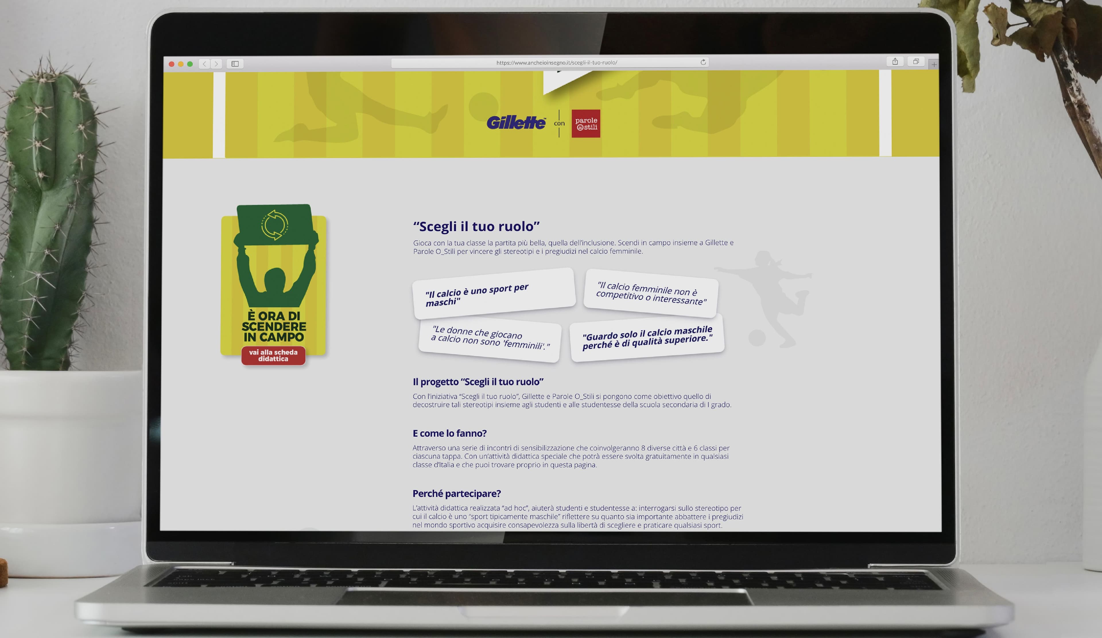 Progetto Gillette_landing page Progetto Gillette_landing page